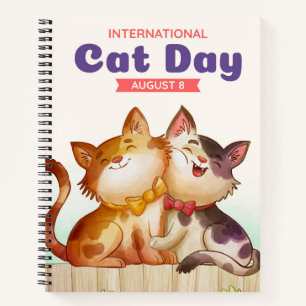 International Cat Day Notebook