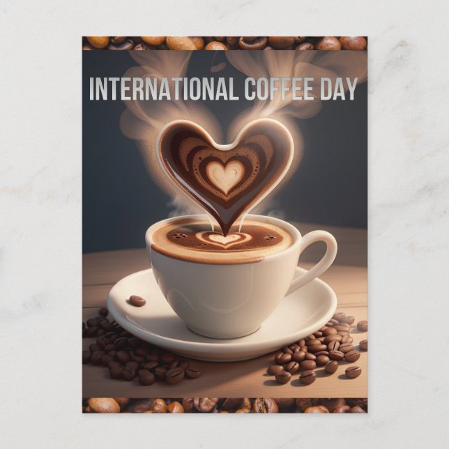 International Coffee Day Postcard (Front)