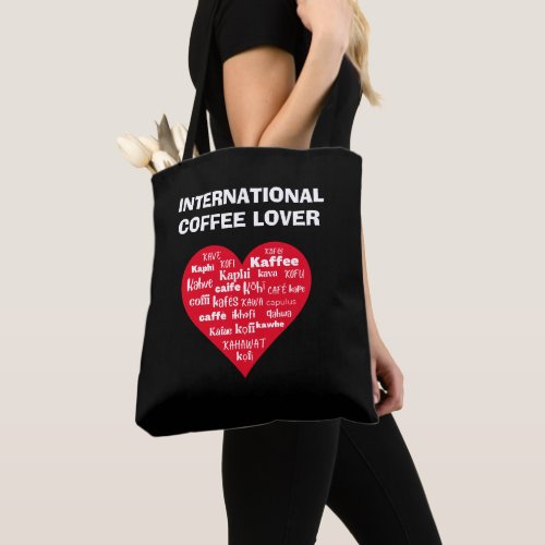 INTERNATIONAL COFFEE LOVER TOTE BAG