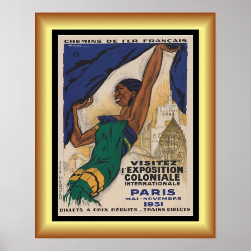  International Colonial Exhibition  Paris  Poster