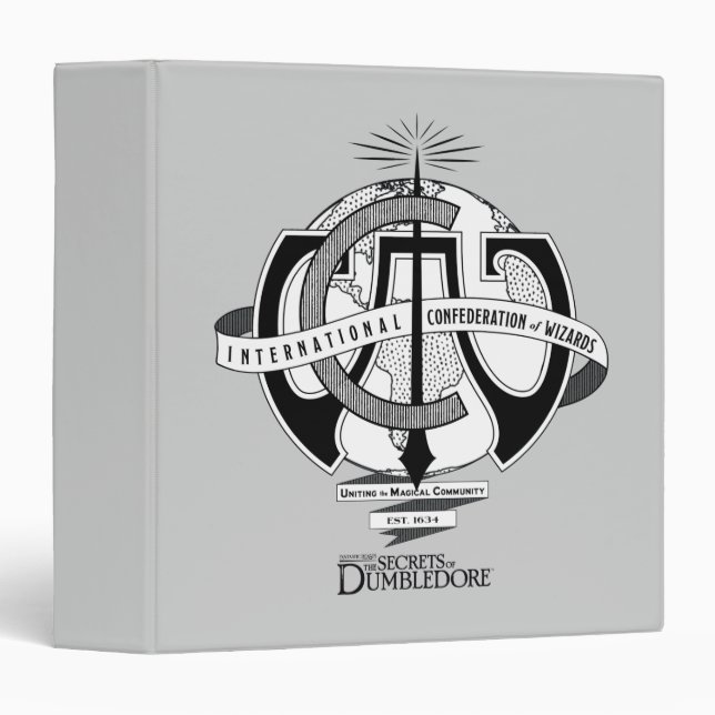 International Confederation of Wizards Logo 3 Ring Binder (Front/Spine)
