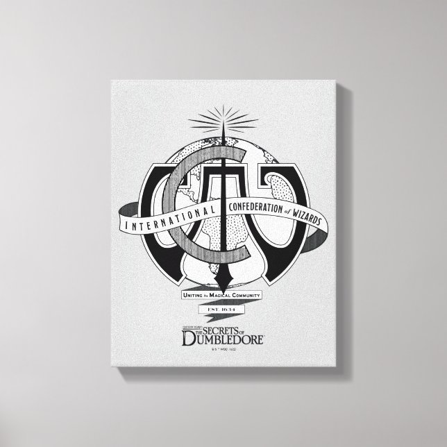 International Confederation of Wizards Logo Canvas Print (Front)