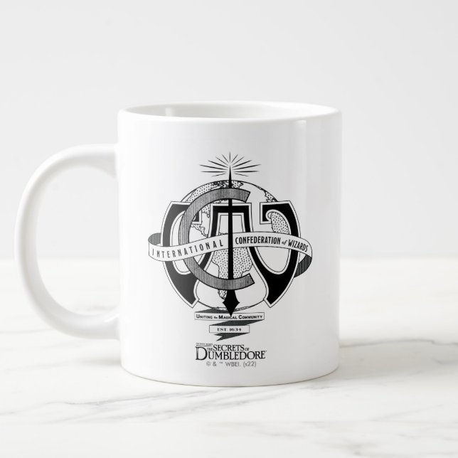 International Confederation of Wizards Logo Giant Coffee Mug (Left)