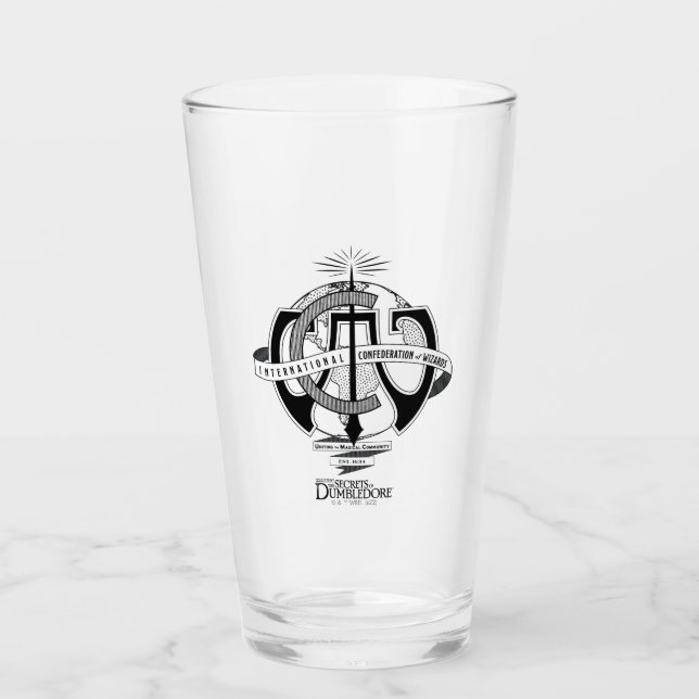 International Confederation of Wizards Logo Glass (Front)