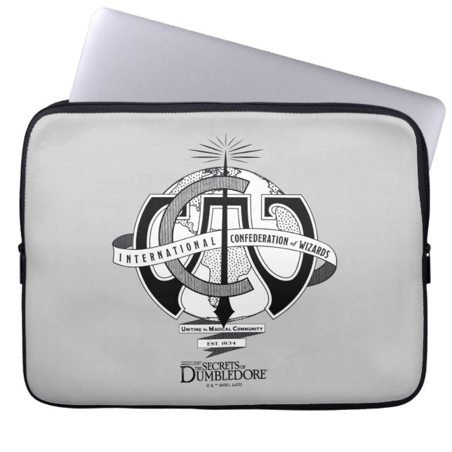 International Confederation of Wizards Logo Laptop Sleeve (Front)
