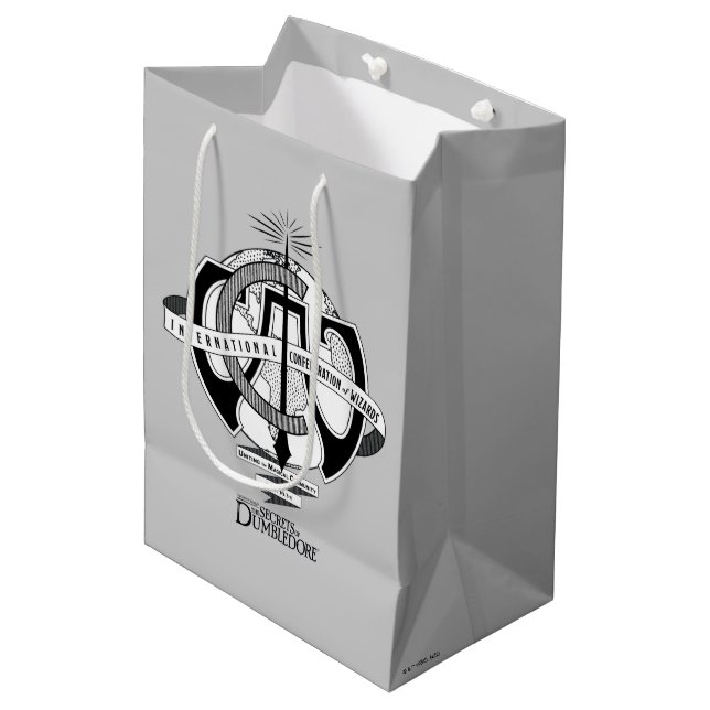 International Confederation of Wizards Logo Medium Gift Bag (Front Angled)