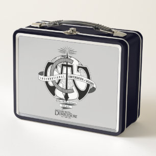 International Confederation of Wizards Logo Metal Lunch Box