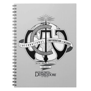 International Confederation of Wizards Logo Notebook