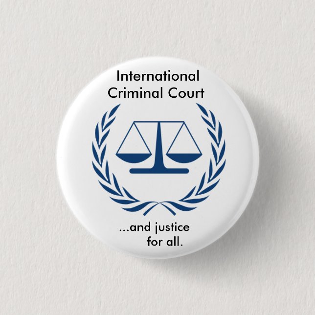International Criminal Court Series Pinback Button (Front)