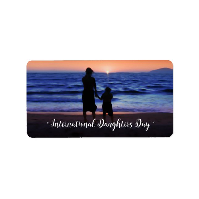 International Daughter's Day Label (Front)