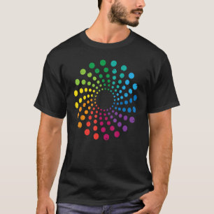 International Day Dot Spiral Dots Colorful Men Wom T-Shirt