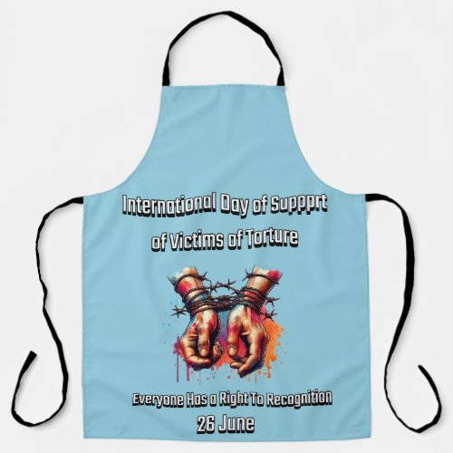 International Day in Support of Torture Victims Apron