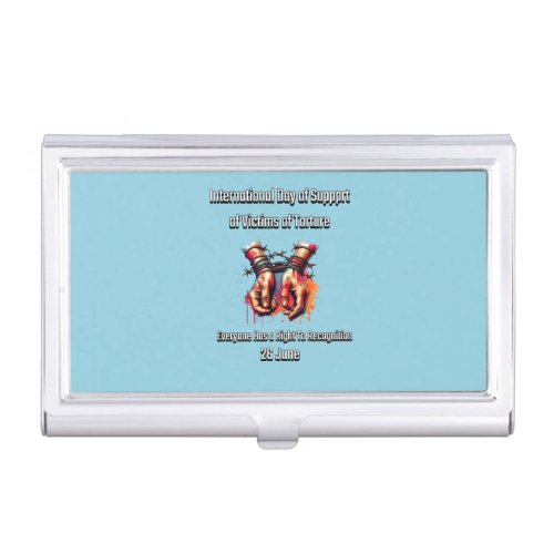 International Day in Support of Torture Victims Business Card Case