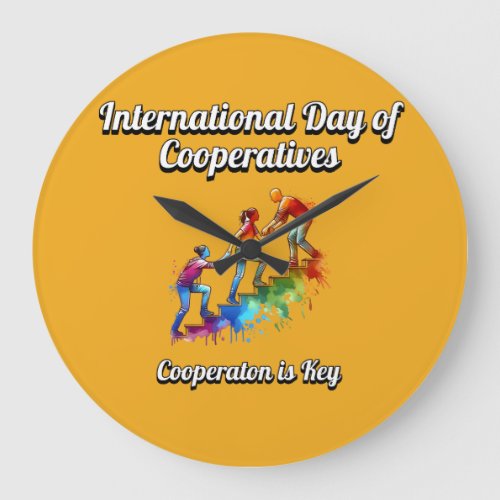 International Day of Cooperatives  Large Clock