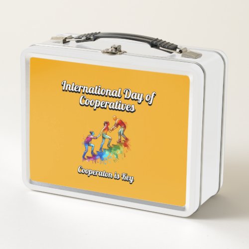 International Day of Cooperatives  Metal Lunch Box