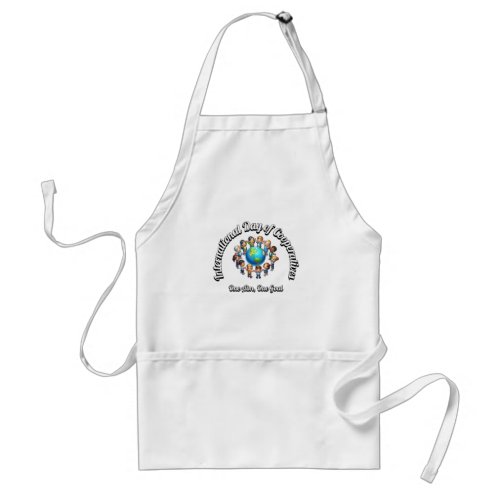 International Day of Cooperatives One Goal Adult Apron
