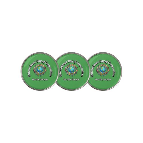International Day of Cooperatives One Goal Golf Ball Marker
