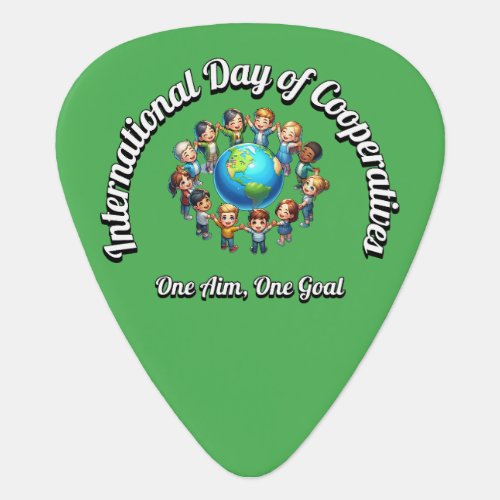 International Day of Cooperatives One Goal Guitar Pick