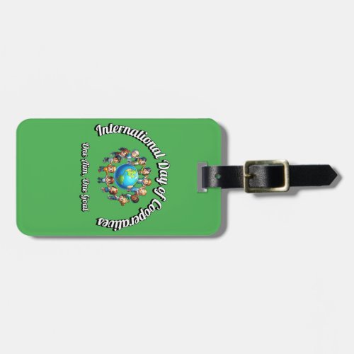 International Day of Cooperatives One Goal Luggage Tag