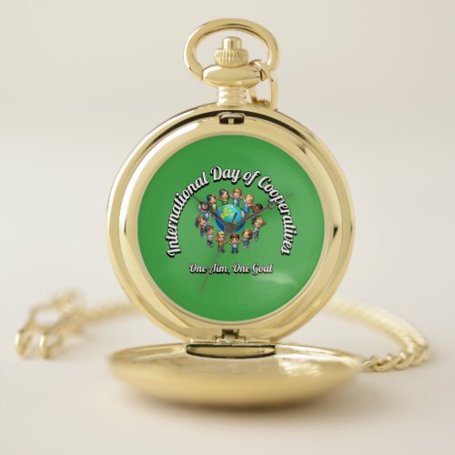 International Day of Cooperatives One Goal Pocket Watch