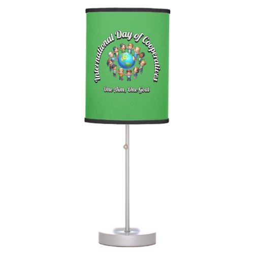 International Day of Cooperatives One Goal Table Lamp