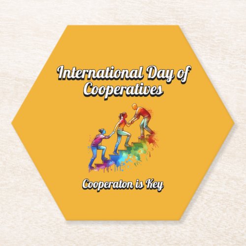 International Day of Cooperatives  Paper Coaster