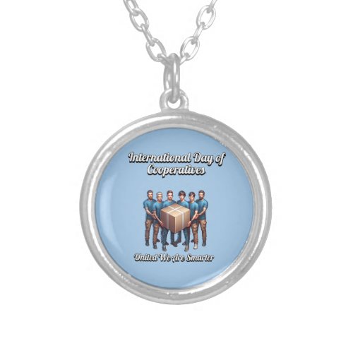 International Day of Cooperatives Silver Plated Necklace