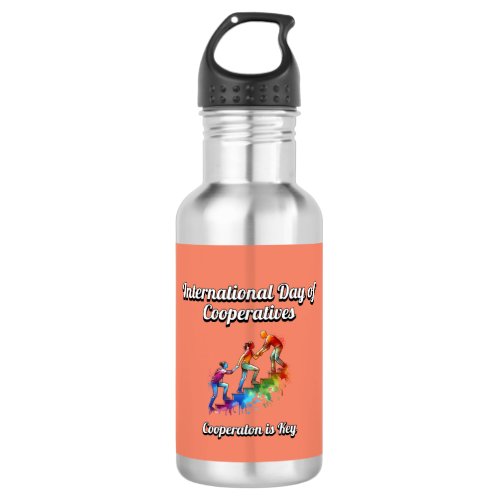 International Day of Cooperatives  Stainless Steel Water Bottle