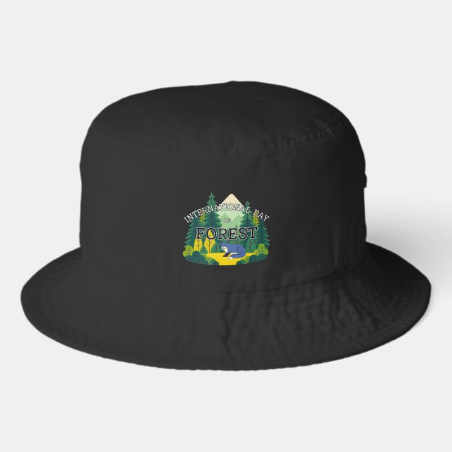 International Day of Forest Bucket Hat (Front)