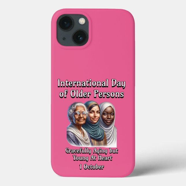 International Day of Older Persons. 1 October  Case-Mate iPhone Case (Back)