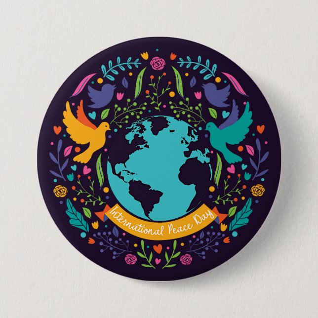 International Day of Peace Button (Front)
