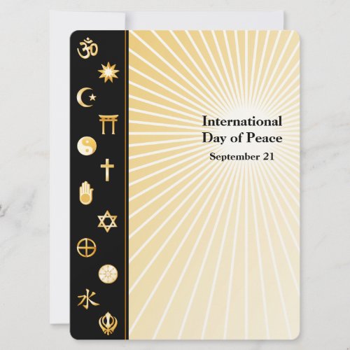 International Day of Peace Card