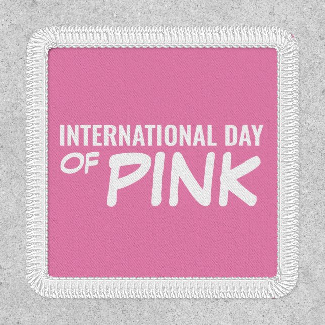 International Day of Pink Patch (Front)