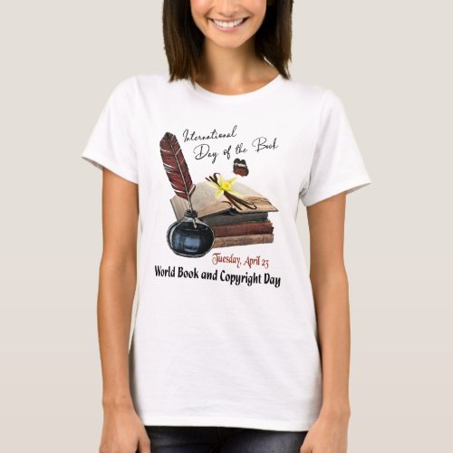 International Day of The Book World Book Day T_Shirt