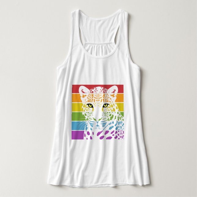 International Day of the Leopard Tank Top (Design Front)