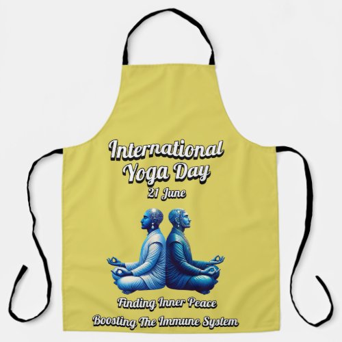 International Day of Yoga 21 June Apron
