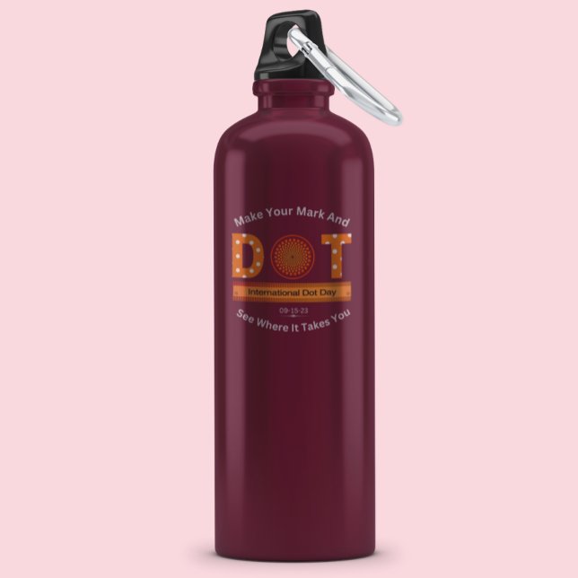International Dot Day Design Stainless Steel Water Bottle (Creator Uploaded)