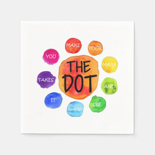 International dot day  napkins (Front)