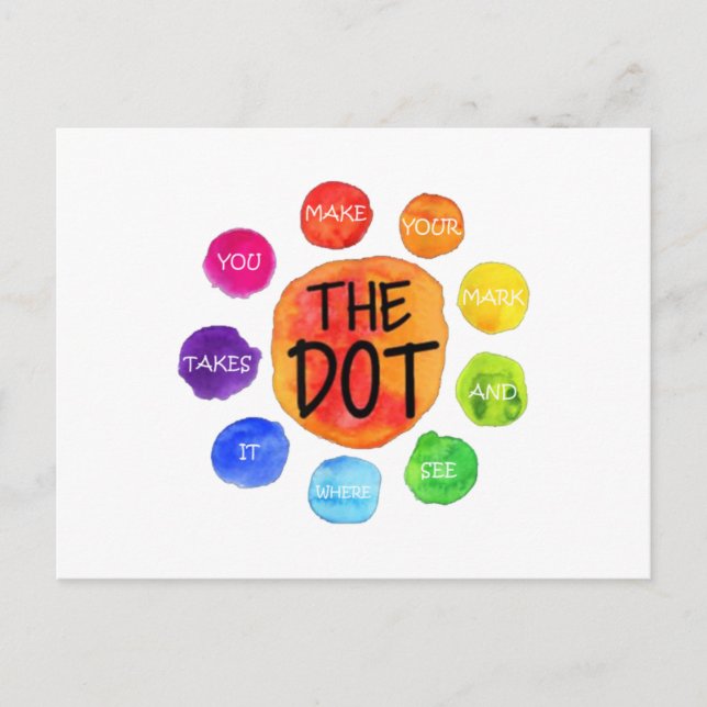 International dot day  postcard (Front)