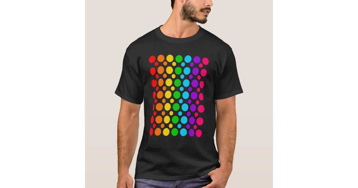 Multicolor Polka Dots T-shirt