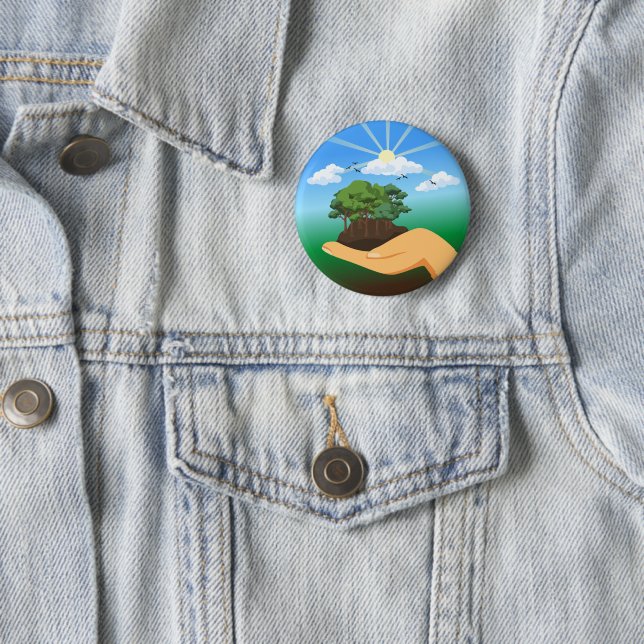 International Earth Day Button (In Situ)