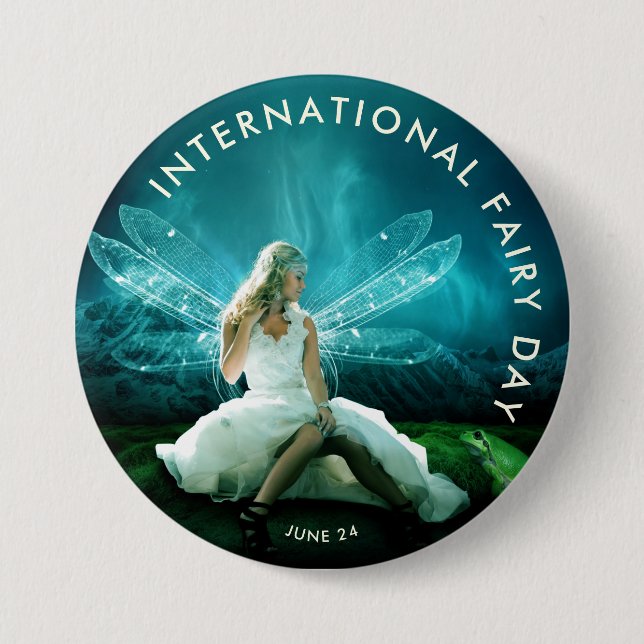 International Fairy Day Button (Front)