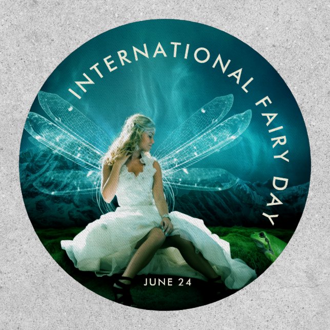 International Fairy Day Button Patch (Front)