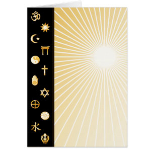 International Faiths Greeting Card