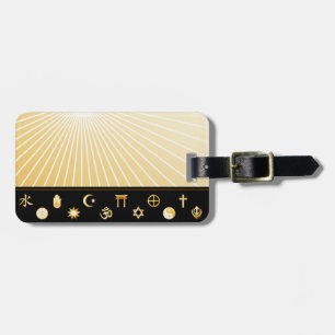International Faiths Luggage Tag