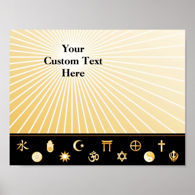 International Faiths Poster (Front)