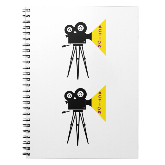 International Film Festival Best Gift Great Action Notebook (Front)