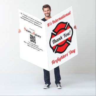 International Firefighters' Day Thank You Card