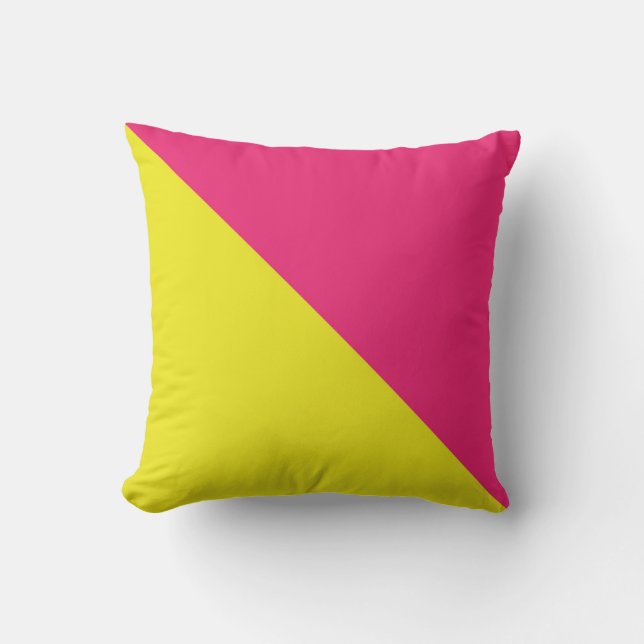 International Flag Code pillow- Letter O (Oscar) Throw Pillow (Front)
