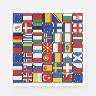 International Flag Collection Napkins
